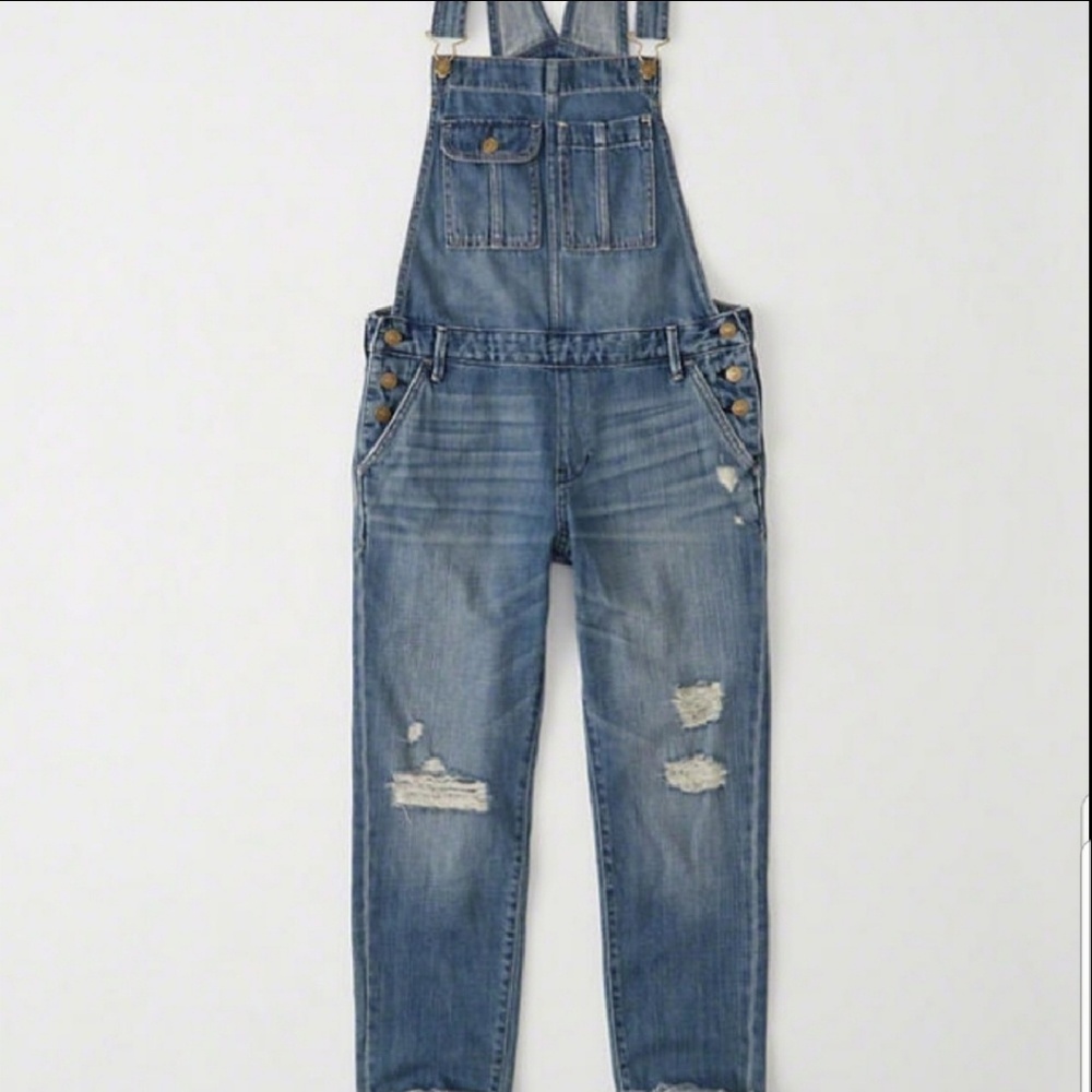 Abercrombie & Fitch Denim Overalls